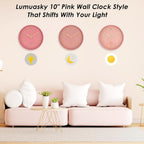 Battery Operated Luxe Gold Wall Clock — 10" - View 3