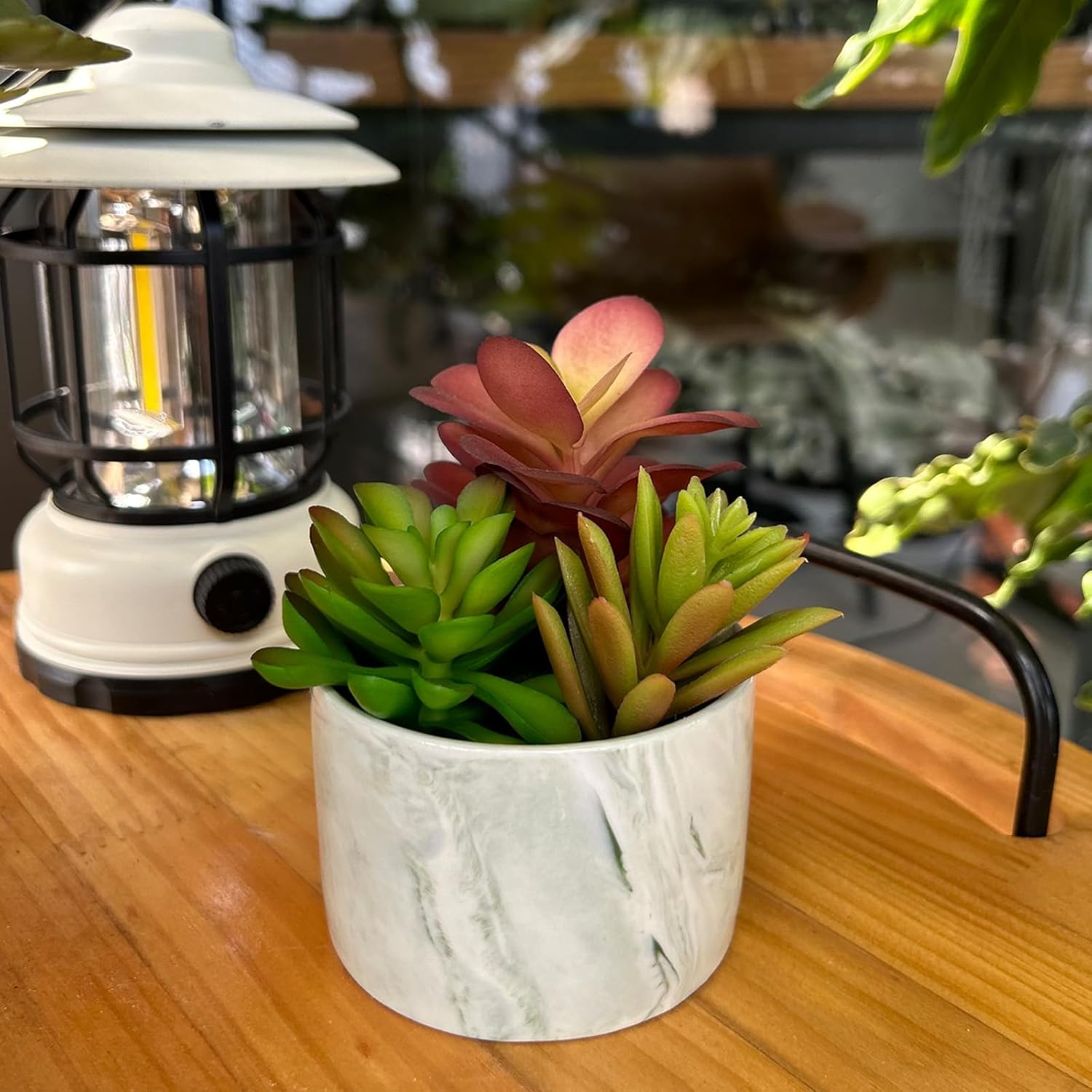 Blue Artificial Plant - View 3