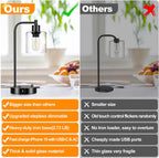 Dimmable Modern Black Desk Lamp - View 2