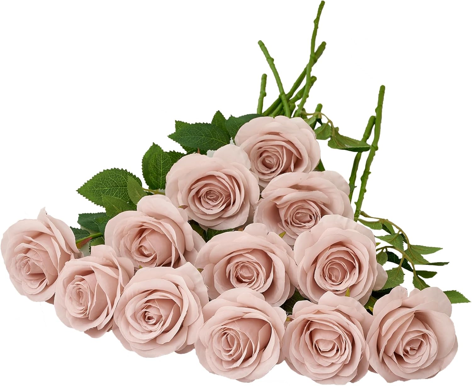 Beige Artificial Flowers — Dusty Pink