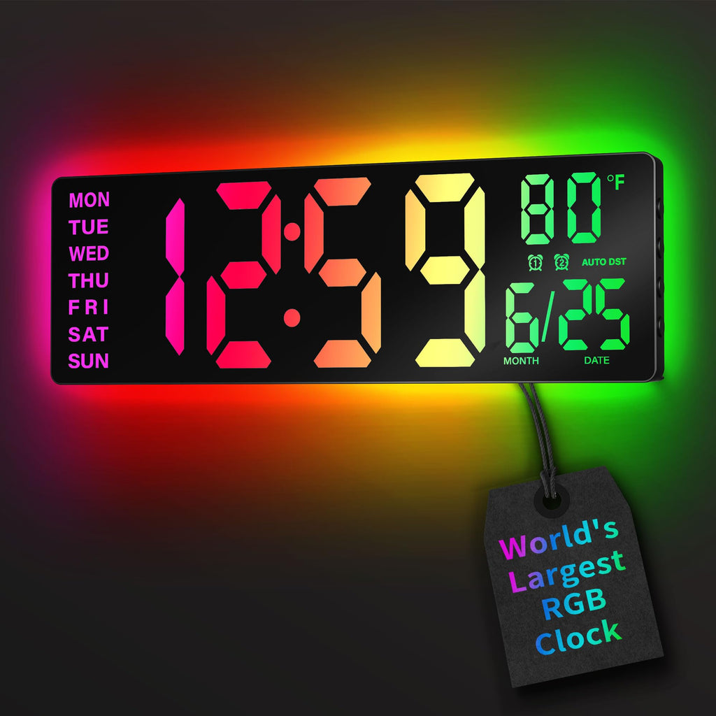 RGB Beige Wall Clock — 16.5"