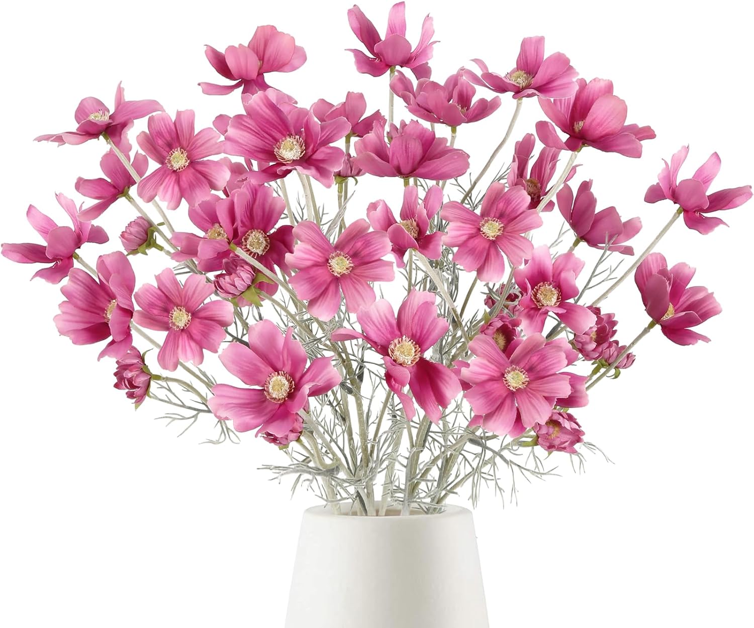 Blue Artificial Plant — 24" — Dusty Pink