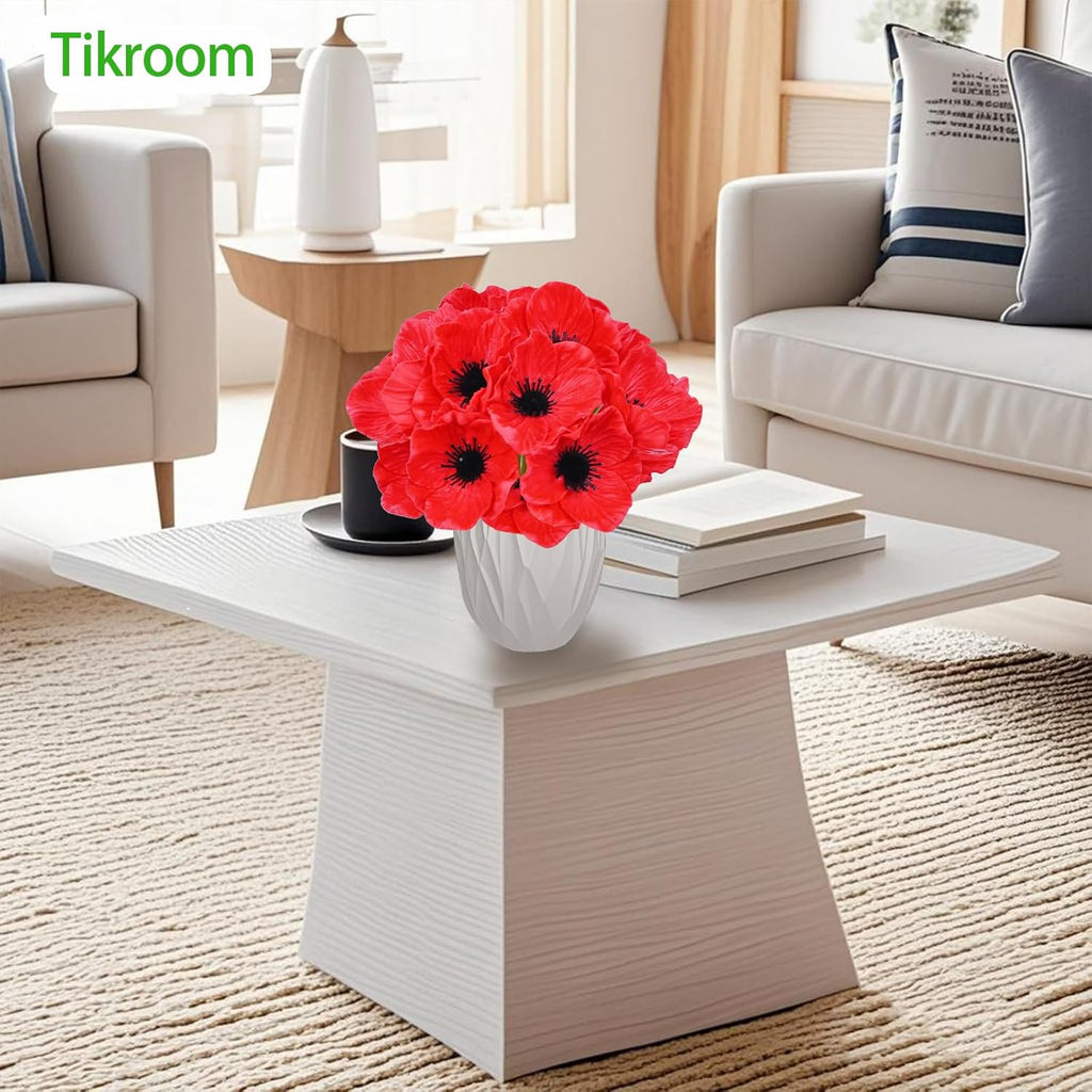 Red Artificial Flowers — 11" - View 7