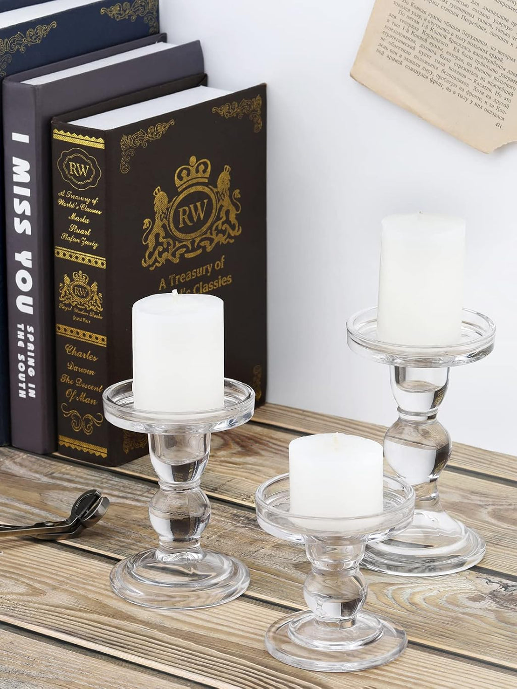 Luxe Blue Candle - View 4