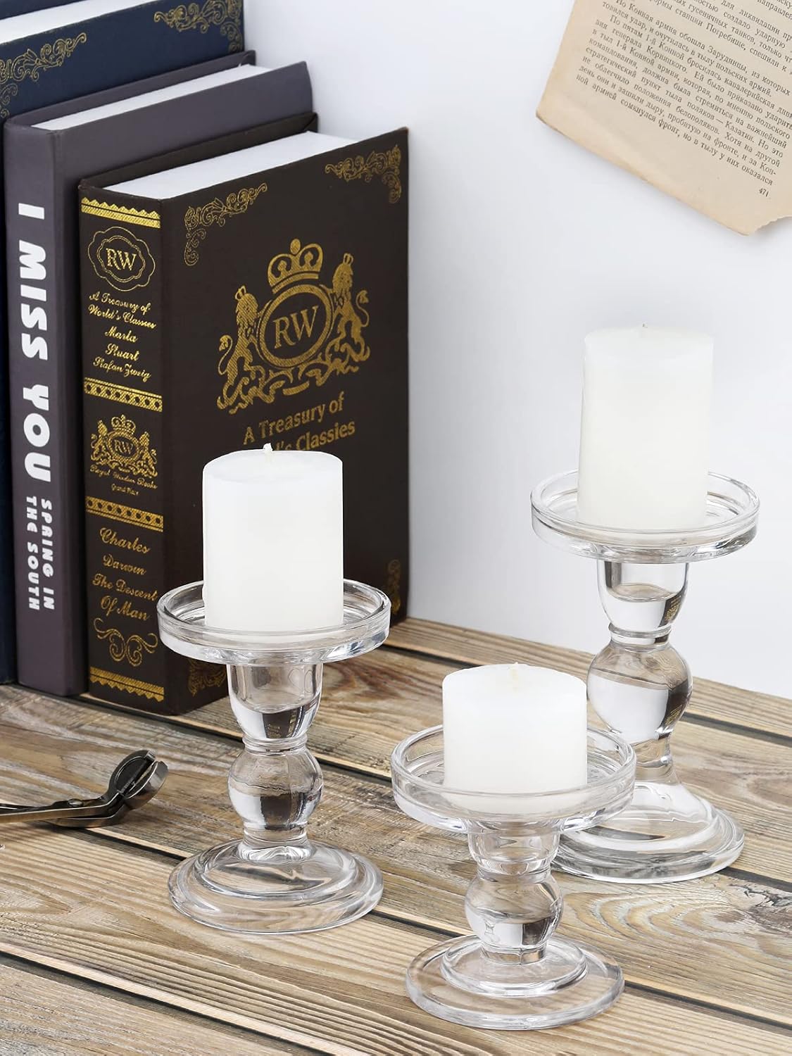 Luxe Blue Candle - View 4