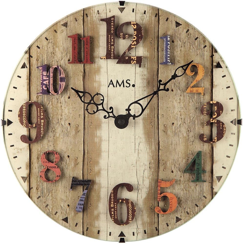 Brown Wall Clock — 43x5 — 30 x 4 x 444 cm