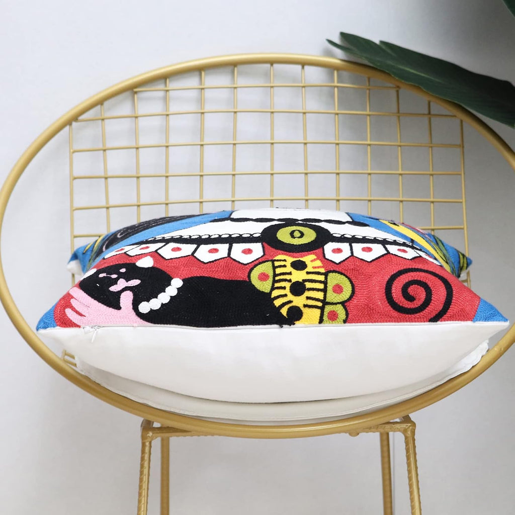 Blue Throw Pillow Cover — 18" - View 4