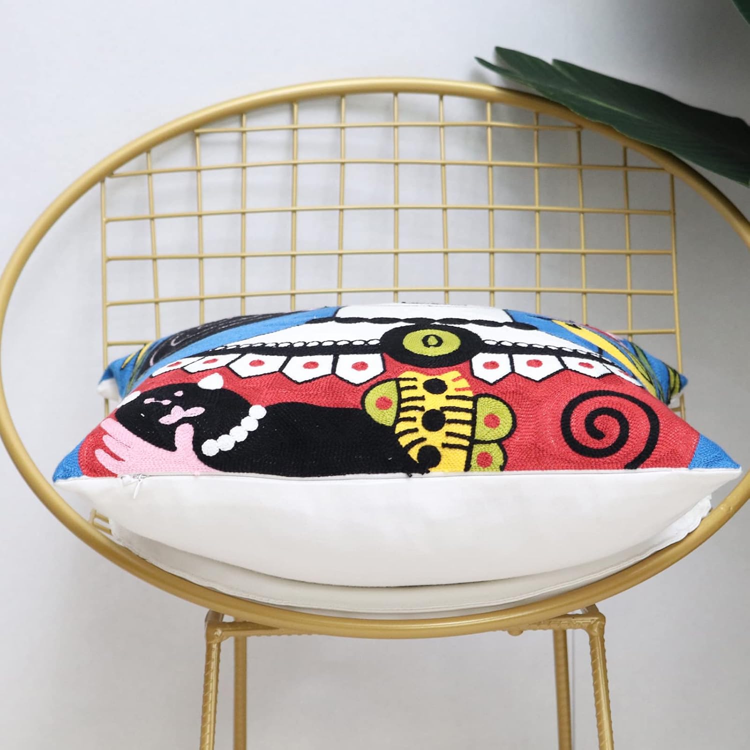 Blue Throw Pillow Cover — 18" - View 4