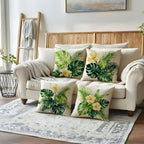 Boho Beige Throw Pillow Cover — 18" - View 7