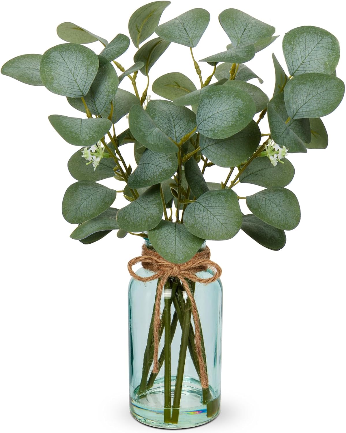 Farmhouse Black Artificial Plant — 14" — Blue