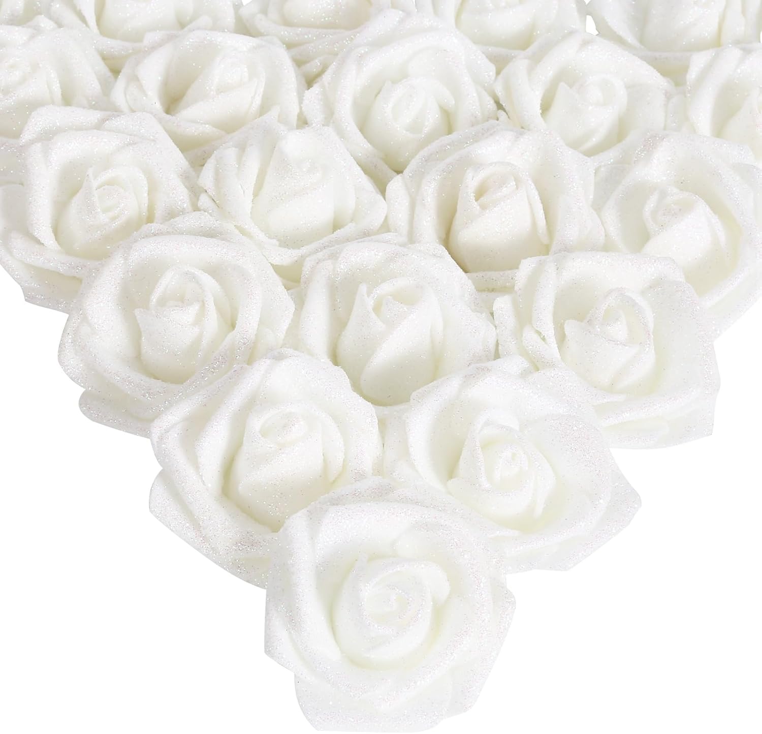 Black Artificial Flowers — White
