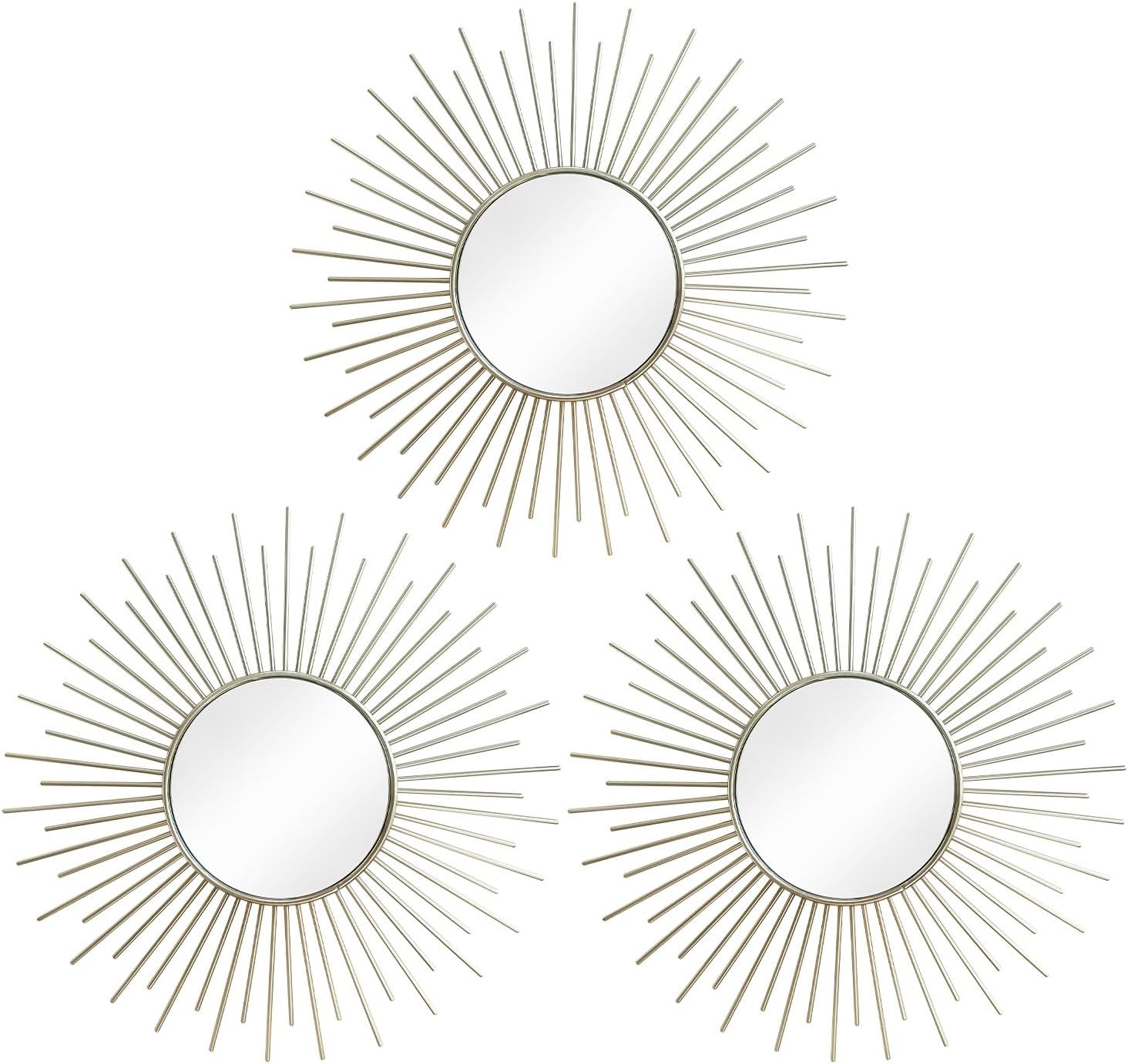 Black Wall Mirror — Silver2