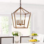 Antique Farmhouse Gold LED Bulb — 4-Light - View 2