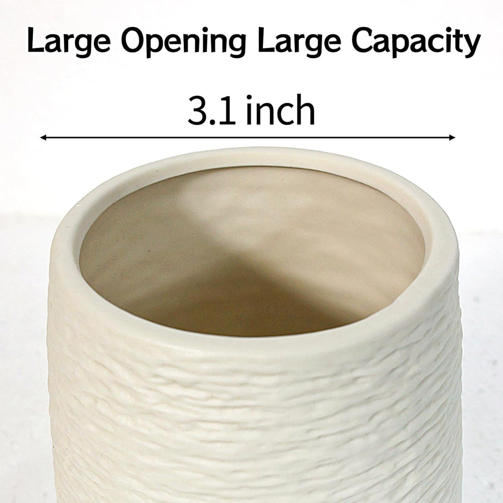 Modern Beige Flower Vase — Set of 2 - View 8