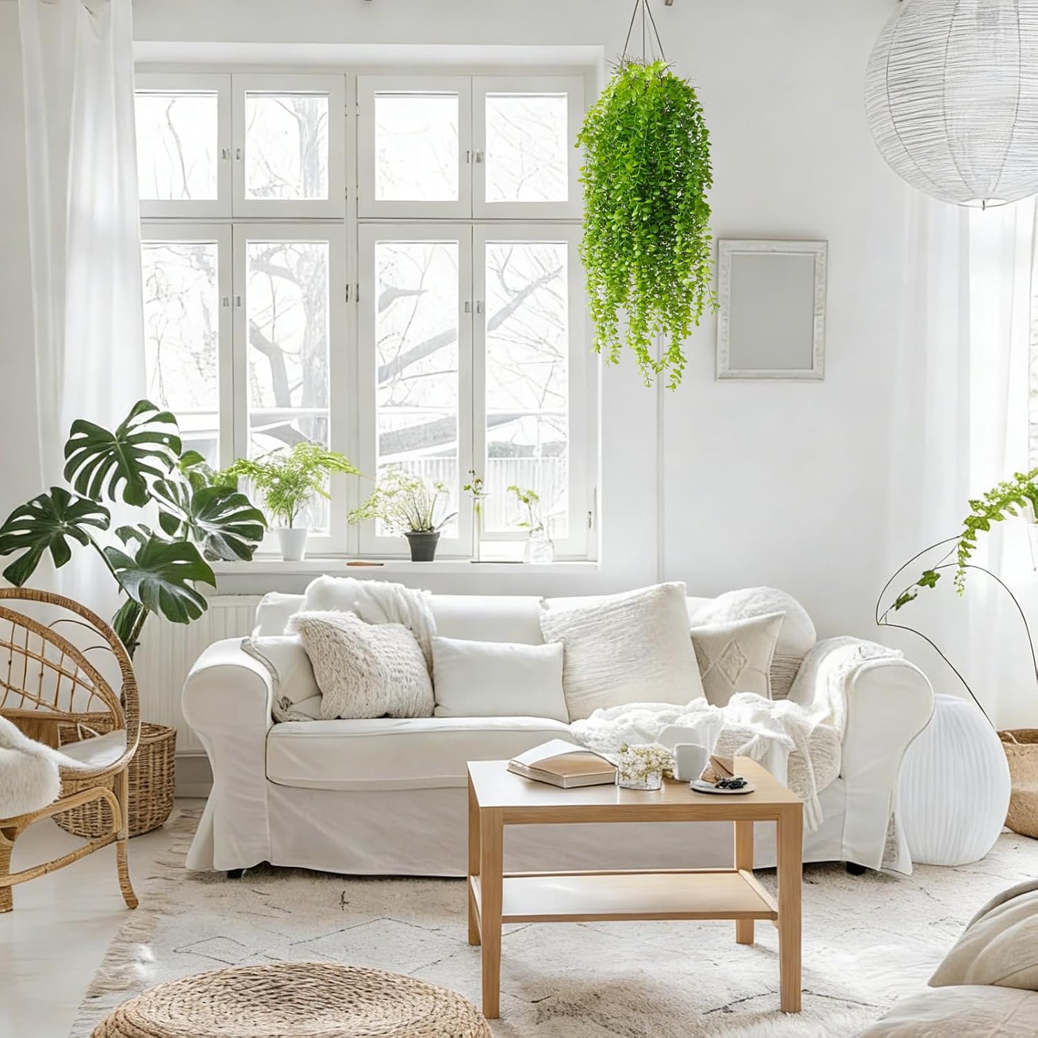 Boho Green Artificial Plant — 38" - View 4