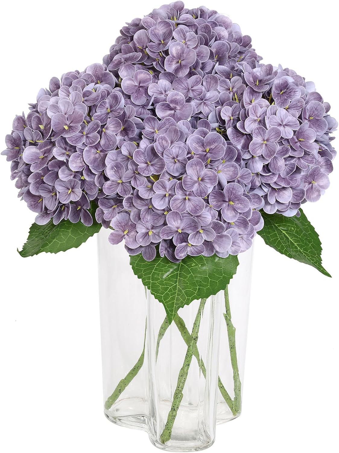 Blue Artificial Flowers — 3pcs