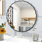 Round Black Mirror — 24" - View 2