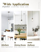 Adjustable Farmhouse Black Pendant Light - View 3