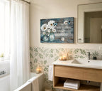 Farmhouse Blue Canvas Wall Art — 12" - View 3