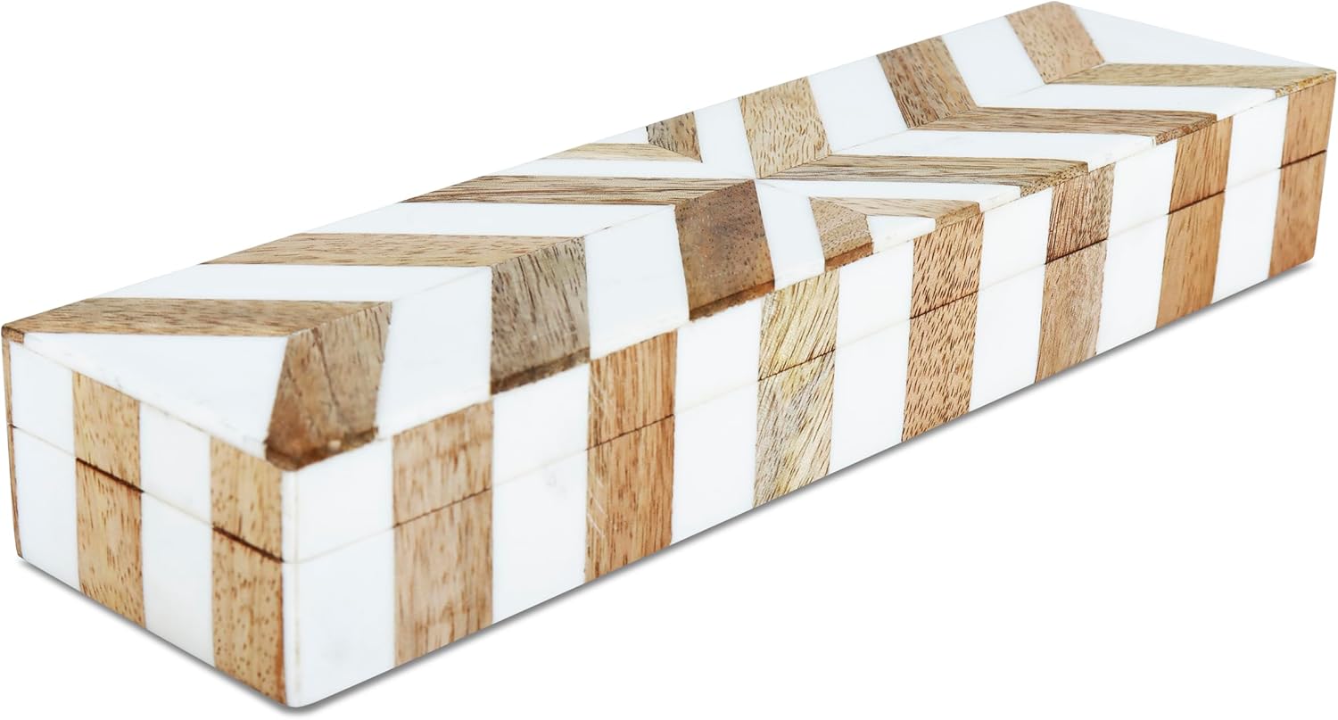 Modern Storage Basket — 5" — MARQUET-CHEVRON