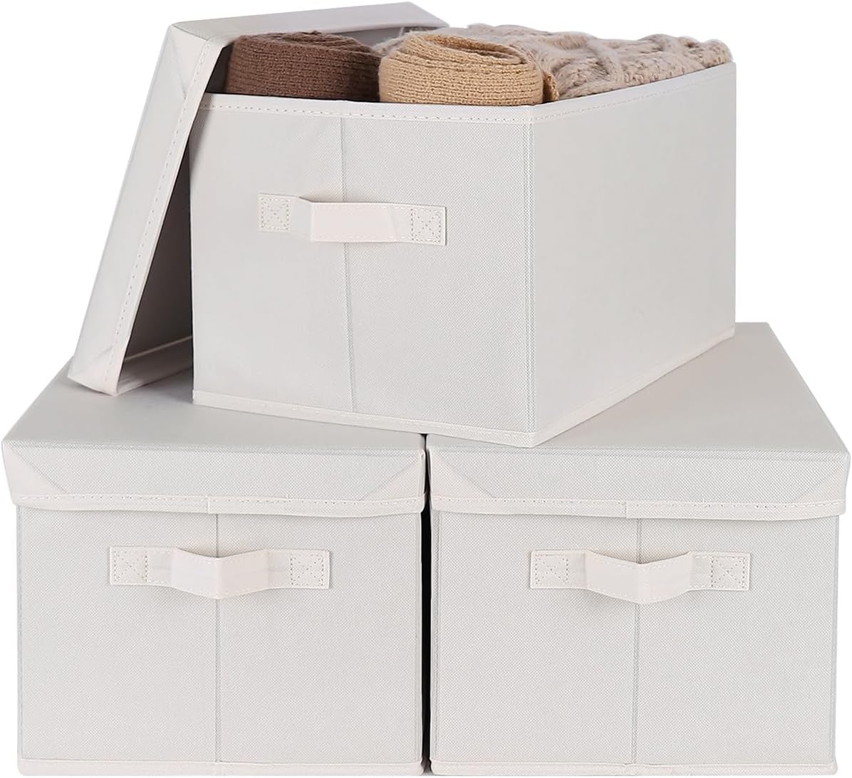Beige Storage Bin — Beige