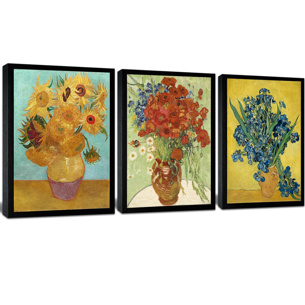 Framed Blue Wall Art — 12"