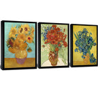 Framed Blue Wall Art — 12"