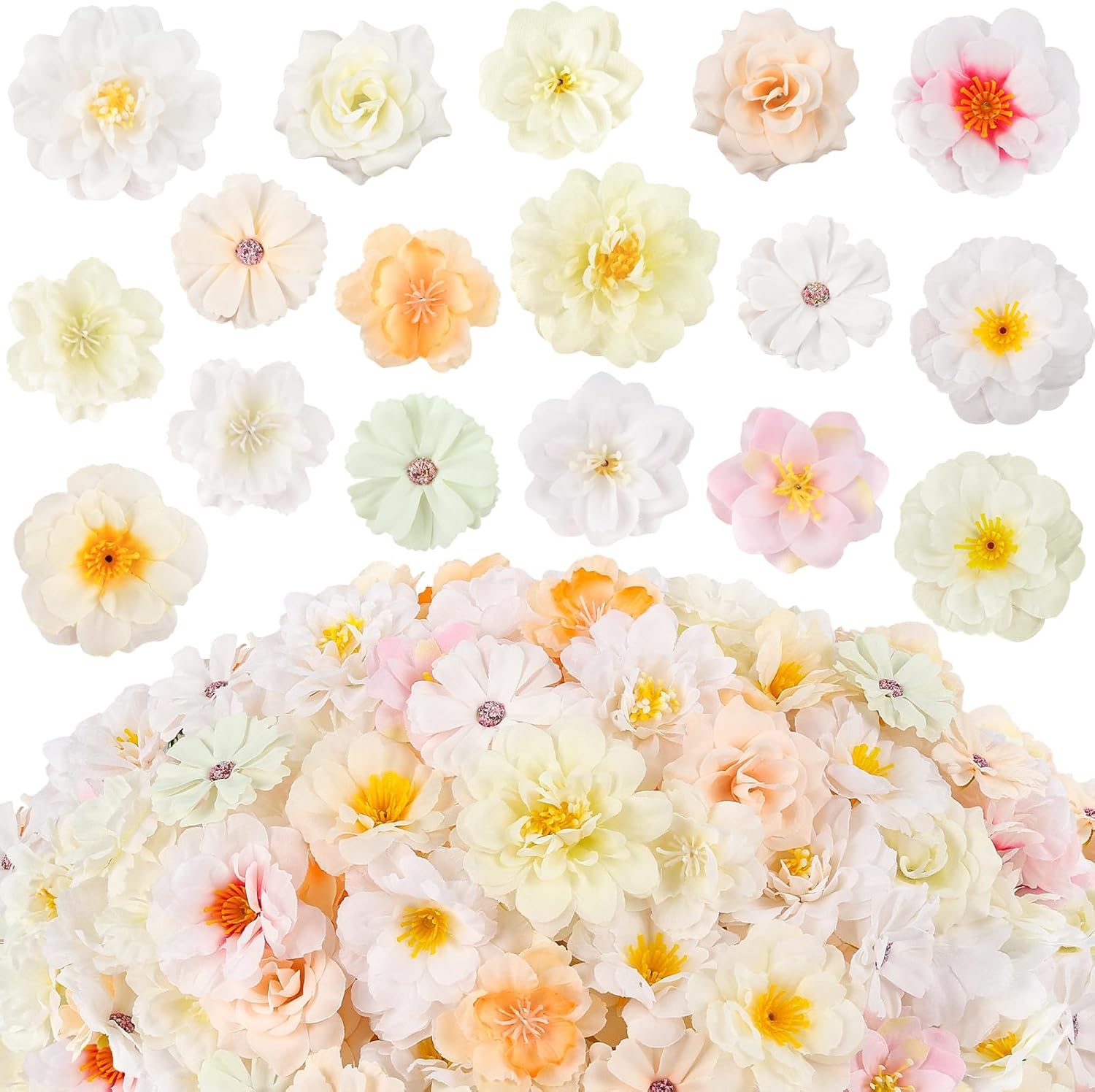 Beige Artificial Plant — White