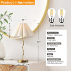 Linen Luxe Black Bedside Lamp - View 2