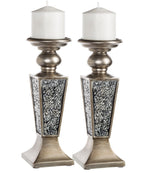 Wax Pillar Candle — Set of 2