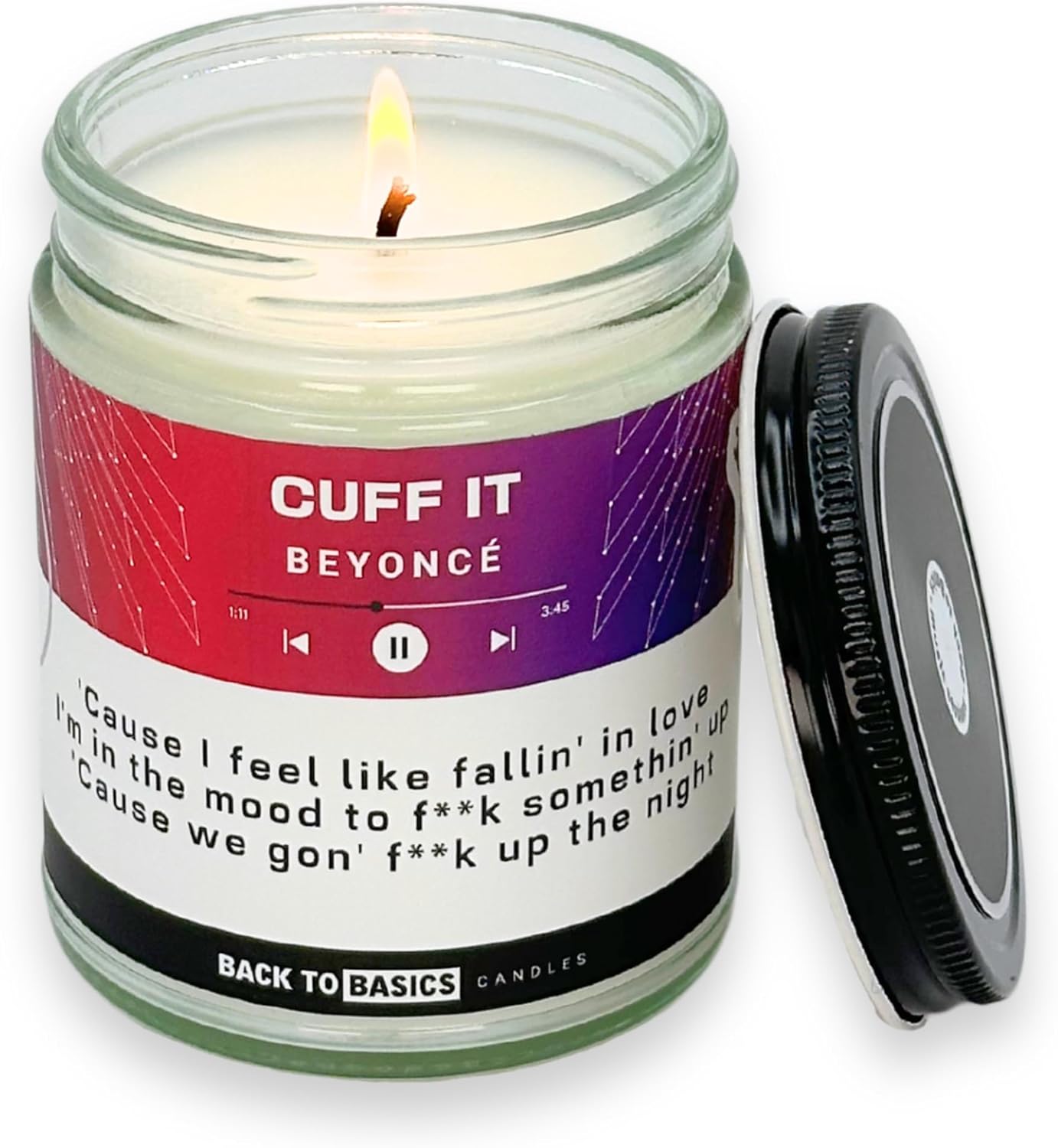 Soy Wax Scented Candle — Cuff It - Beyonce