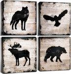 Farmhouse Black Wall Decor — 16" — 12"l X 12"w