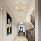 Adjustable Luxe Black Chandelier — 27" - View 8