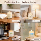 Linen Metal Scented Candle - View 8
