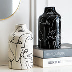 Modern Black Flower Vase