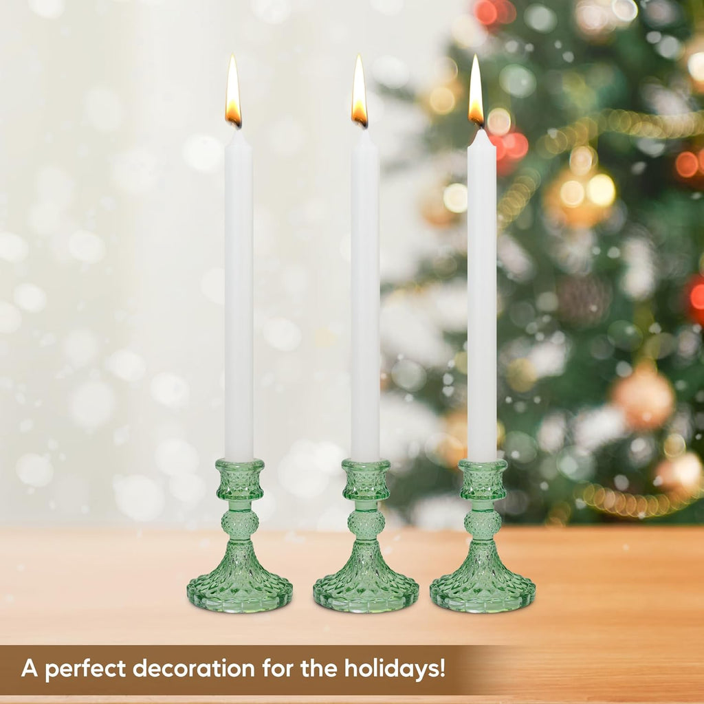 Green Pillar Candle - View 2