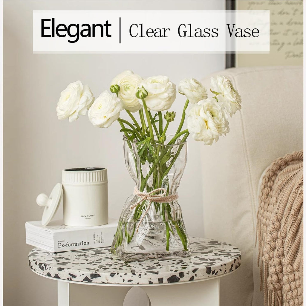 Modern Beige Flower Vase — 6" - View 3