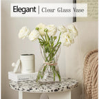 Modern Beige Flower Vase — 6" - View 3