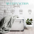 Beige Throw Pillow — 60" - View 9