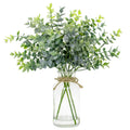 Farmhouse Glass Artificial Plant — 14"