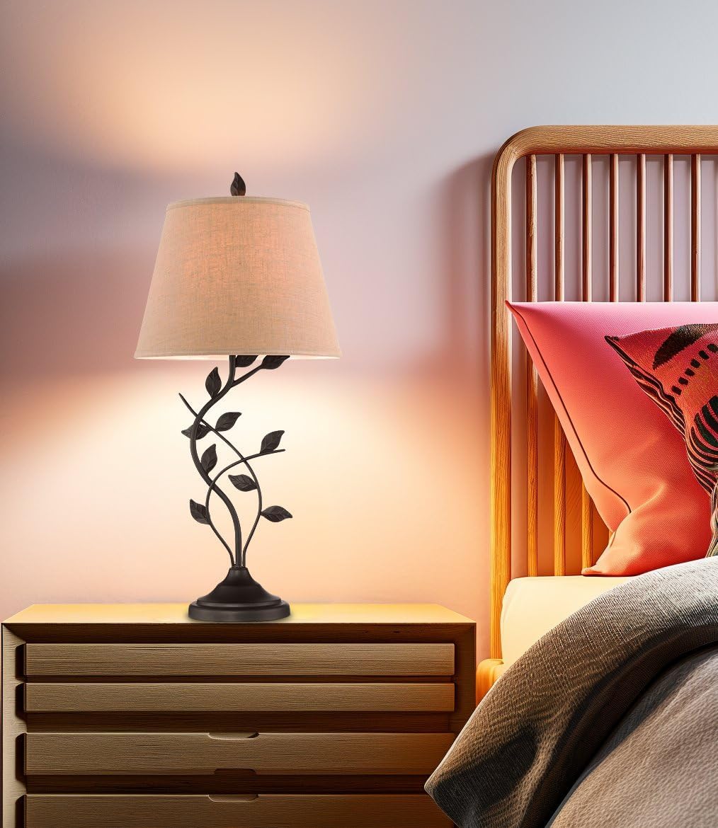 Farmhouse Fabric Table Lamp — 31" - View 3