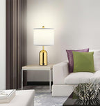 USB Luxe Gold Bedside Lamp - View 2