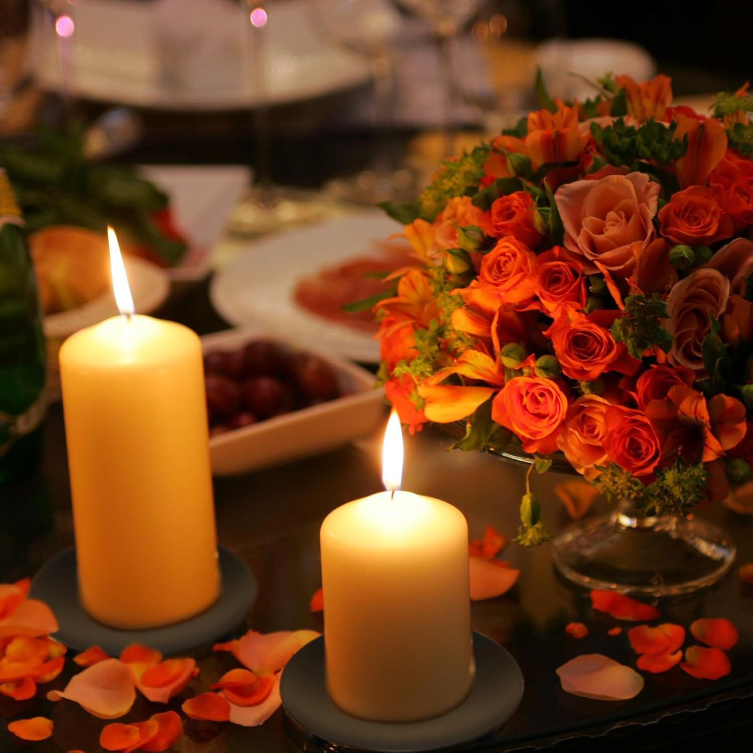 Metal Pillar Candle - View 6