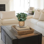 Boho Rattan Artificial Plant — 11" - View 5