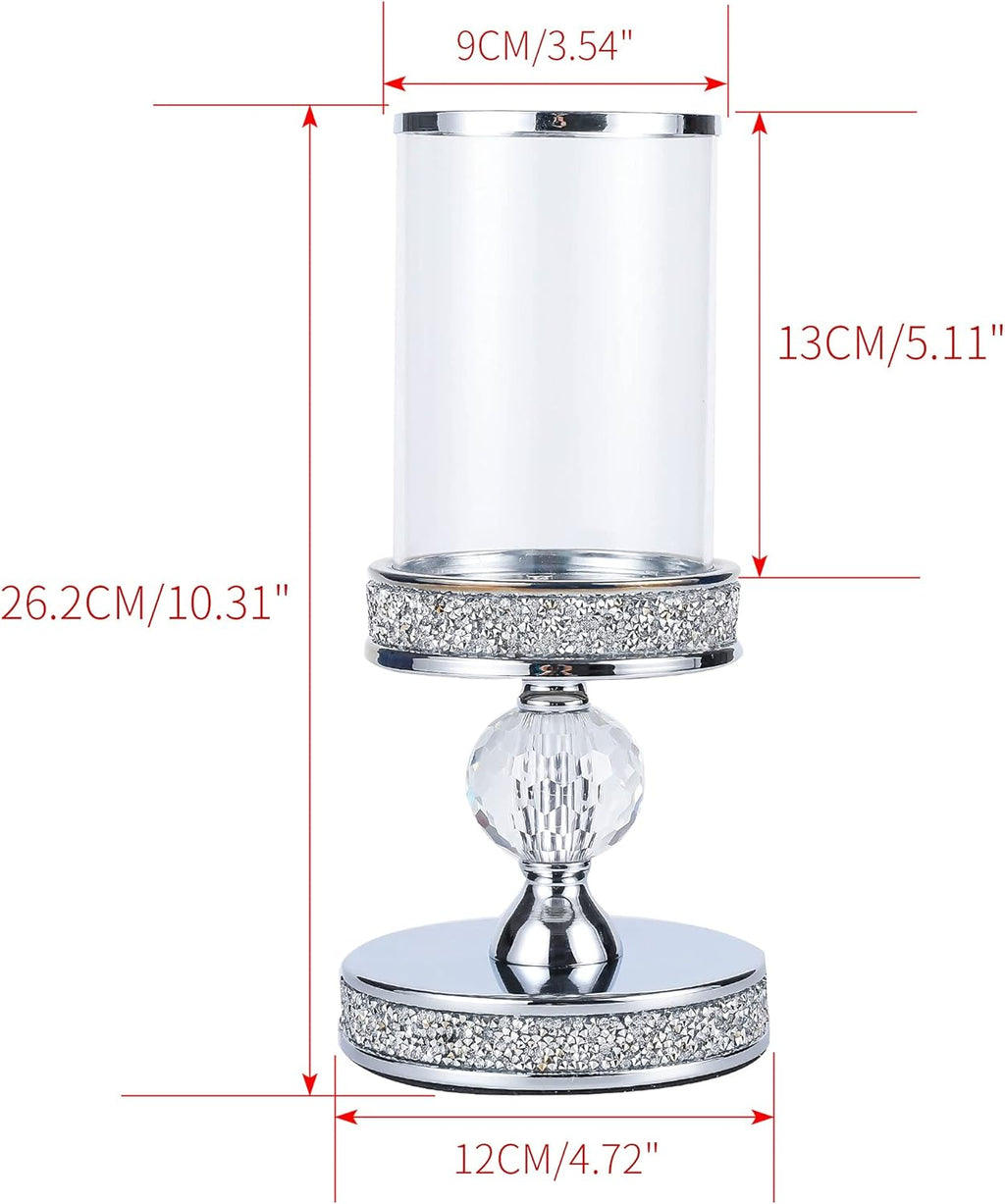 Luxe Glass Pillar Candle - View 5