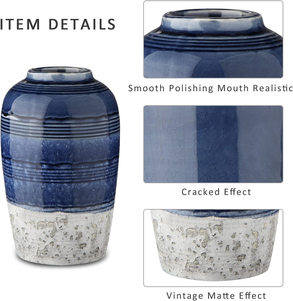 Boho Ceramic Flower Vase - View 5