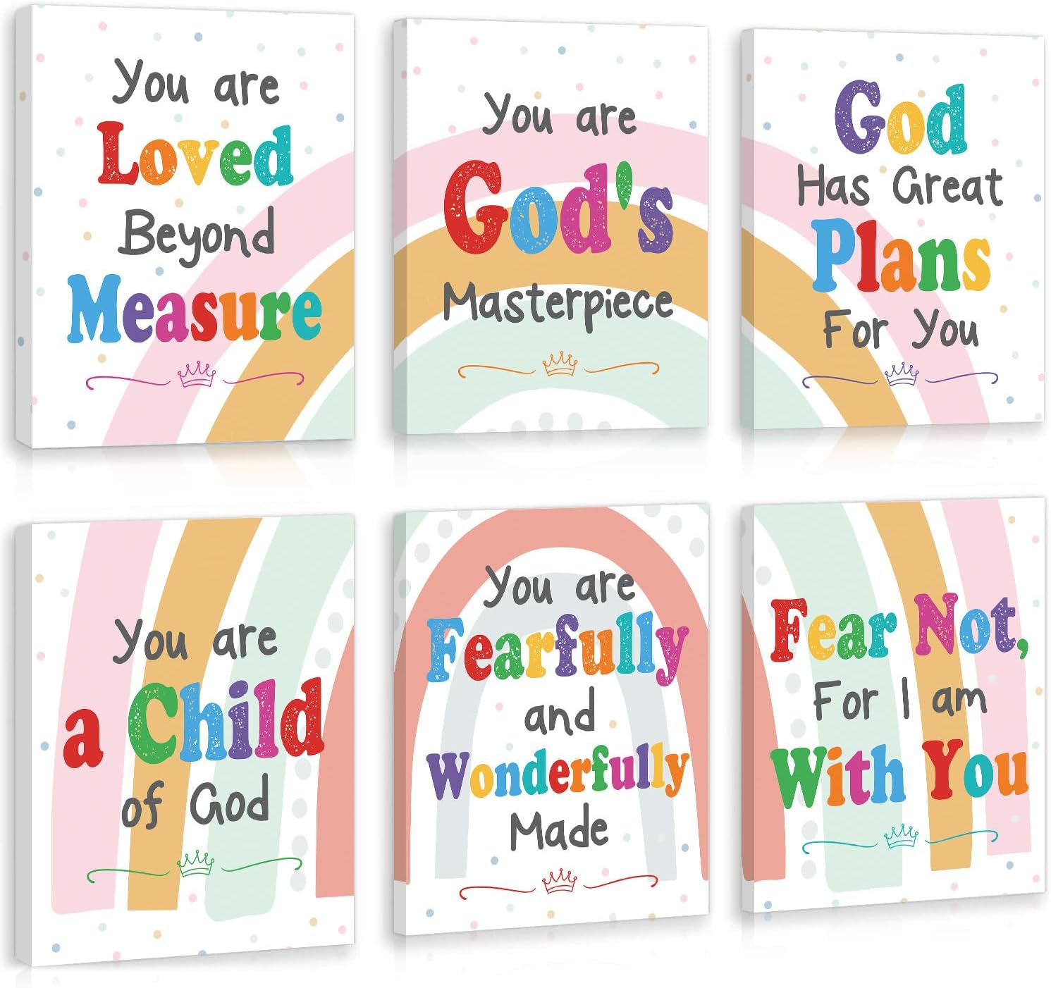 Framed Metal Wall Art — 6" — Bible verse - 12x16 inches