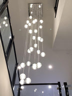 Luxe Metal Chandelier — 7" - View 6