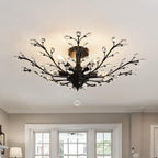 Vintage Luxe Black Chandelier - View 3