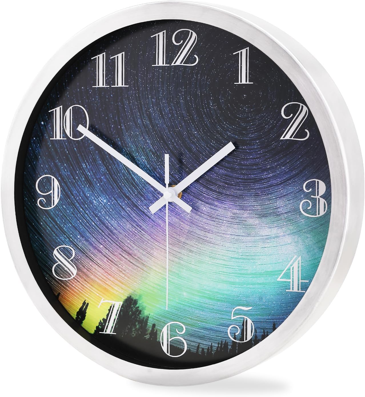 Battery Operated Modern Wall Clock — 12" - View 9